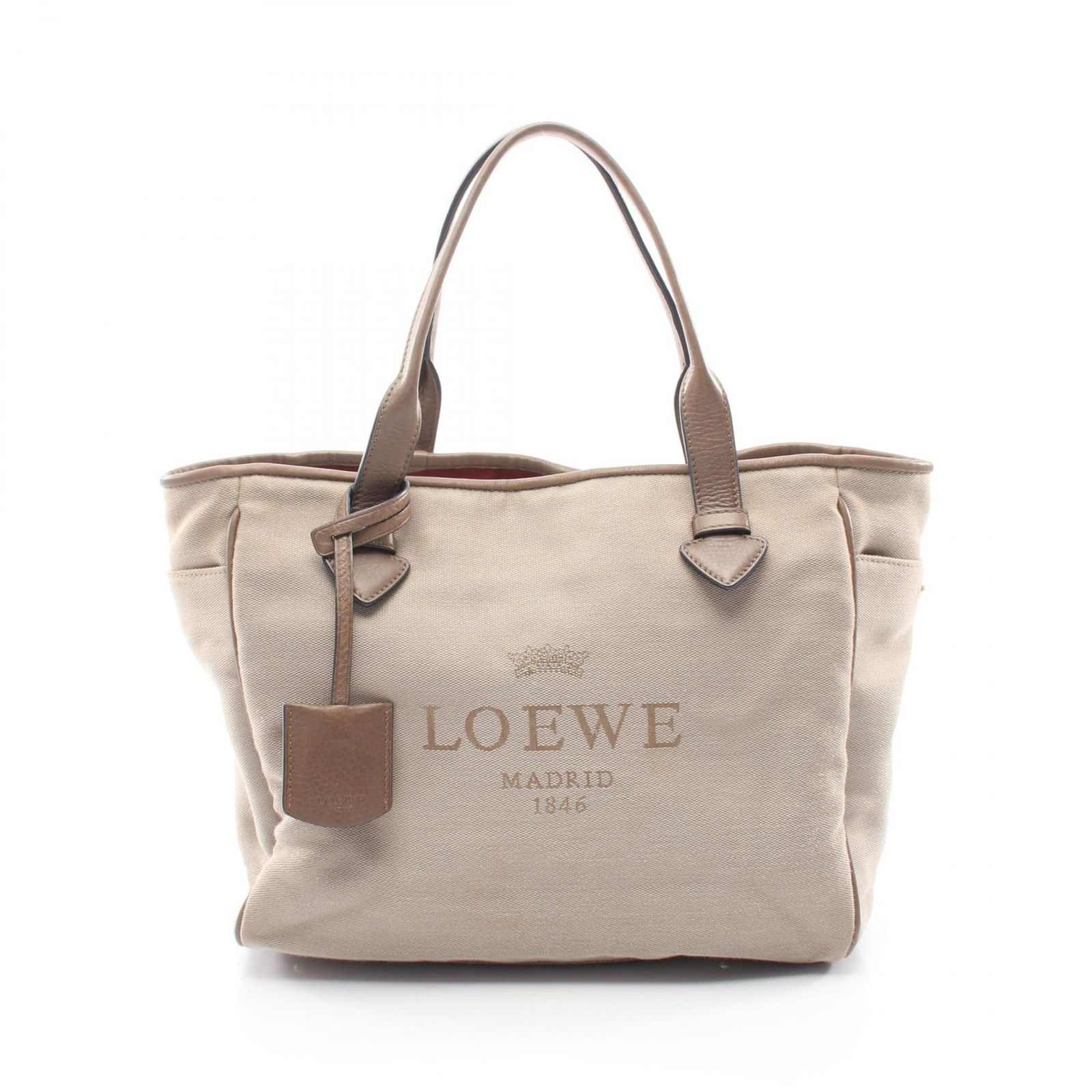 LOEWE　ヘリテージ　レザー　トートバッグ　ピンク系 ロエベ LOEWE トートバッグ ヘリテージ レザー ピンク バッグ 【公式通販】