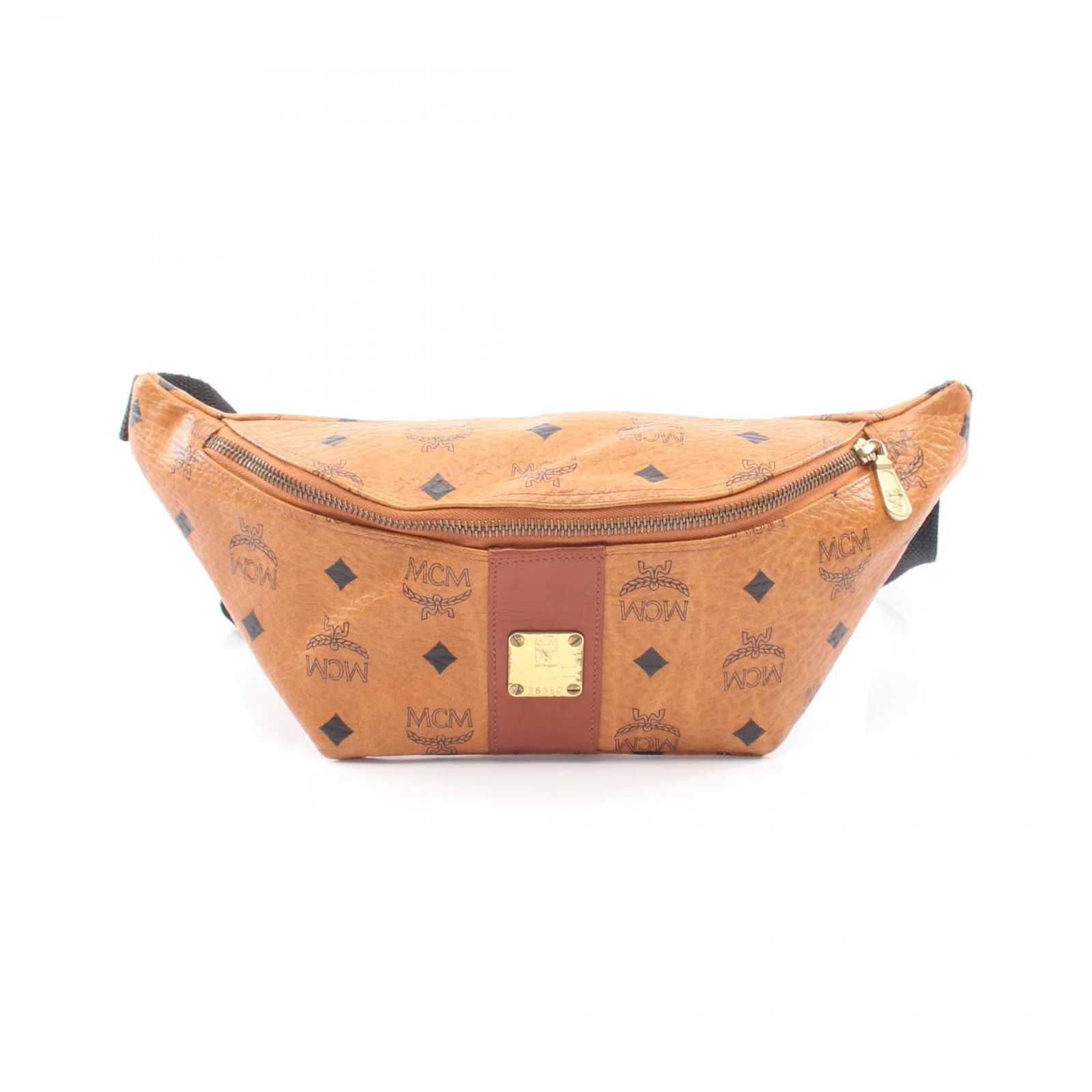 エム・シー・エム MCM ウエストバッグ ボディバッグ ヴィセトス ブラウン レザー ヴィセトス ウエストバッグ メンズ Used B