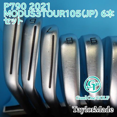 アイアンセット テーラーメイド P790 2021/MODUS3TOUR105(JP) 6本