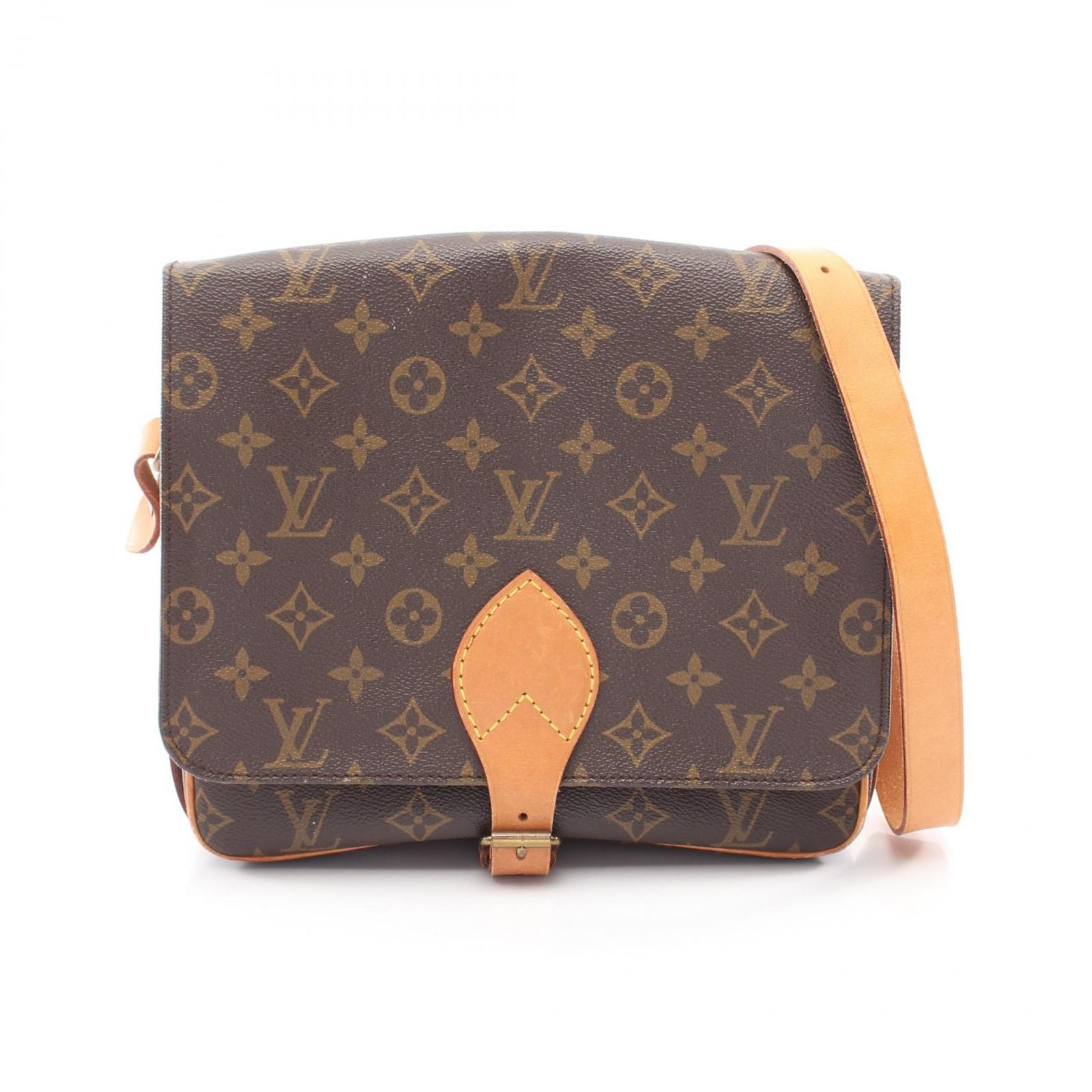 ルイ・ヴィトン LOUIS VUITTON ショルダーバッグ カルトシエールGM M51252 PVCコーティングキャンバス レザー カルトシエールGM レディース Used B
