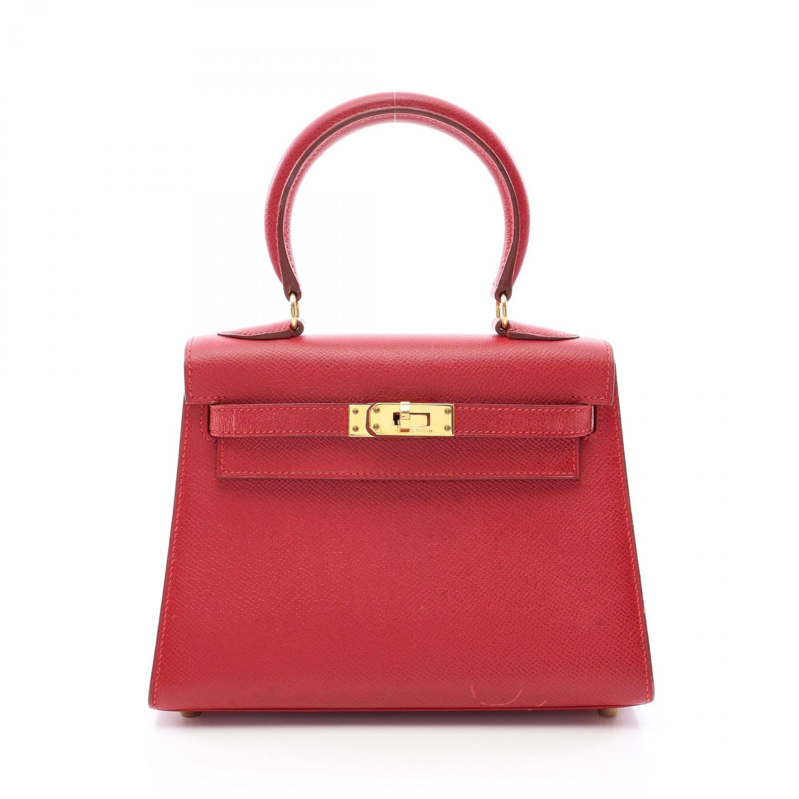 エルメス HERMES ハンドバッグ ミニケリー ルージュヴィフ 2WAY ルージュヴィフ その他 ミニケリー ルージュヴィフ レディース Used B