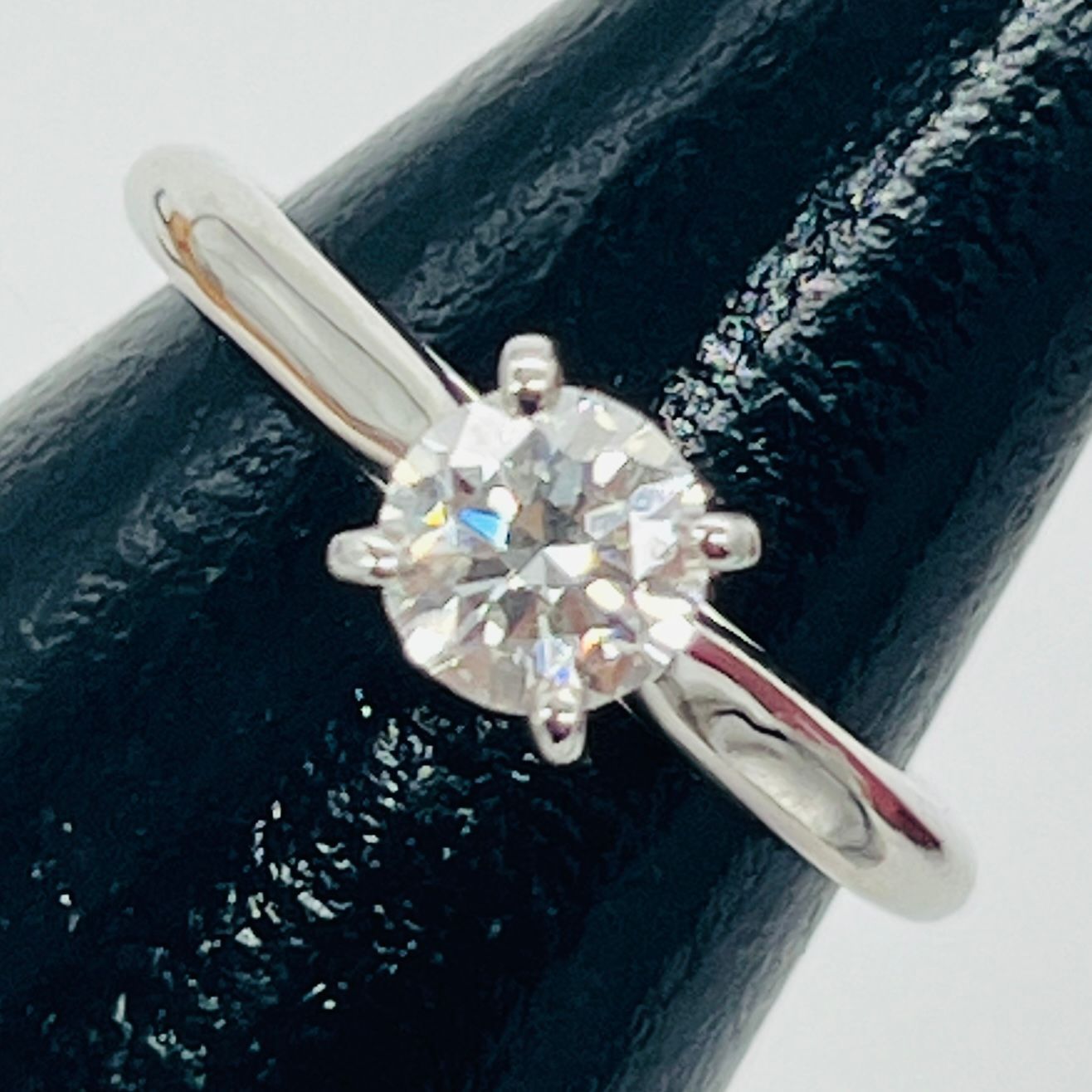 カルティエ ソリテール1895 ダイヤリング Pt950 0.52ct シルバー 