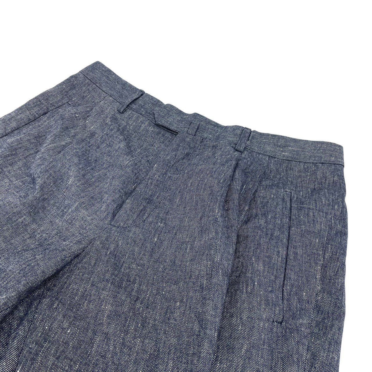 美品/CARUSO/カルーゾ/リネン混/セットアップ/スーツ/メンズ/サイズ48