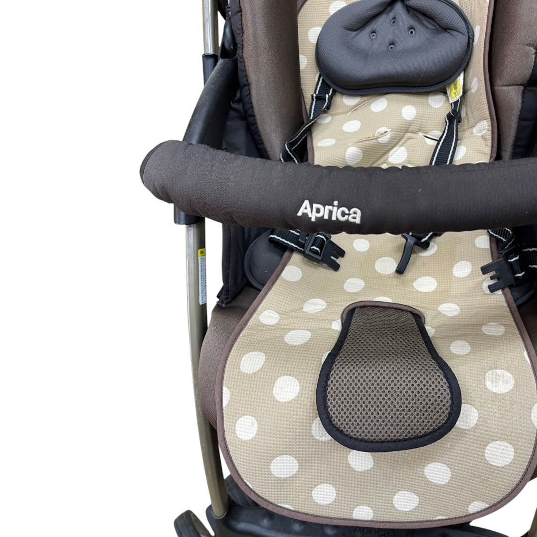 アップリカ Aprica カルーンプラス ハイシート ベビーカー ブラウン