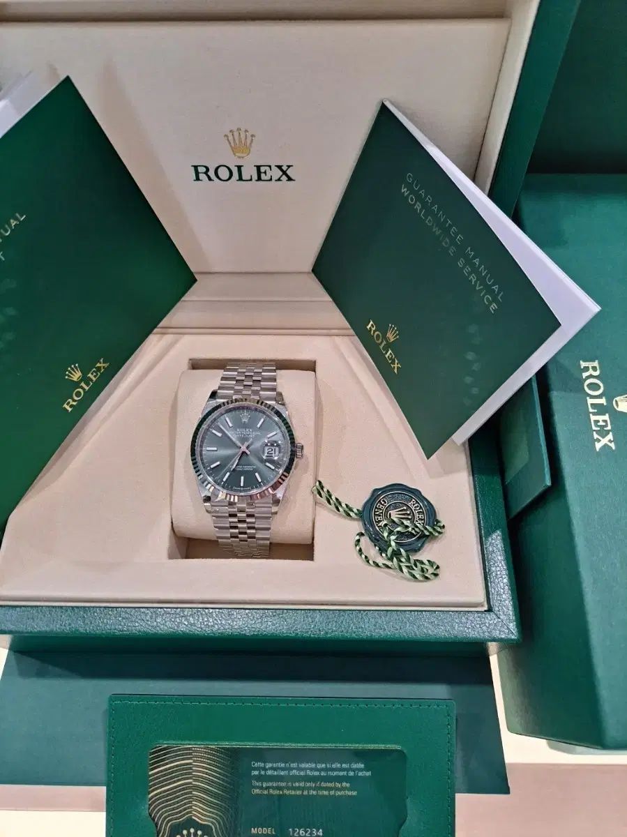 ROLEX デイトジャスト36 126234 ミントグリーン 韓国国内 新品