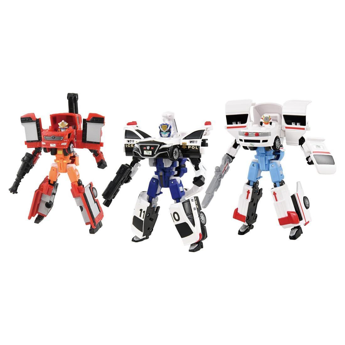 タカラトミー トミカ ジョブレイバー 警察消防救急スタートダッシュDXセット ミニカー おもちゃ 3歳以上
