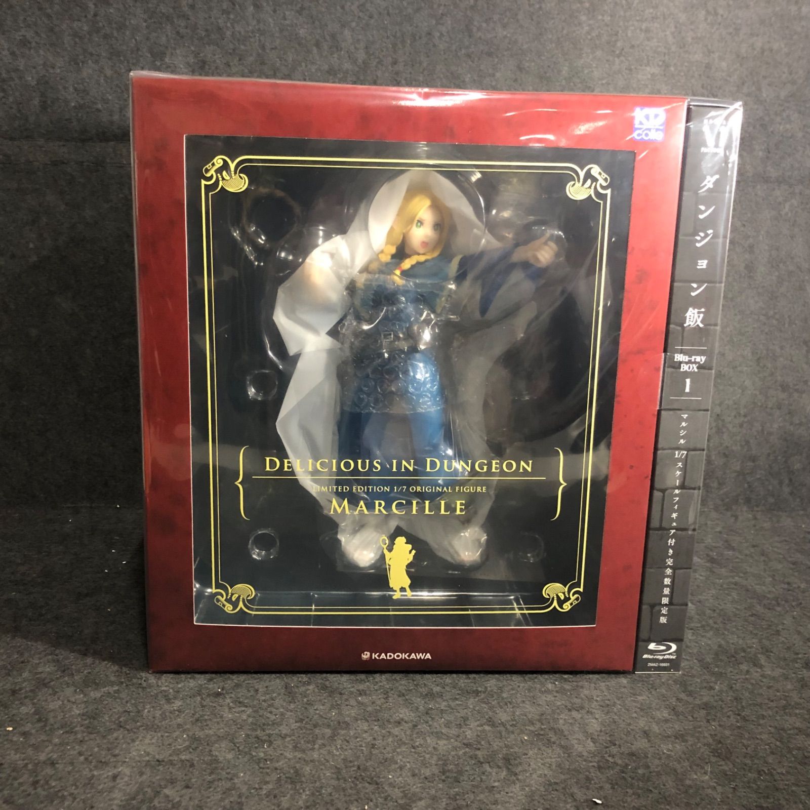 新品未開封】 ダンジョン飯 マルシル フィギュア & Blu-ray BOX 1
