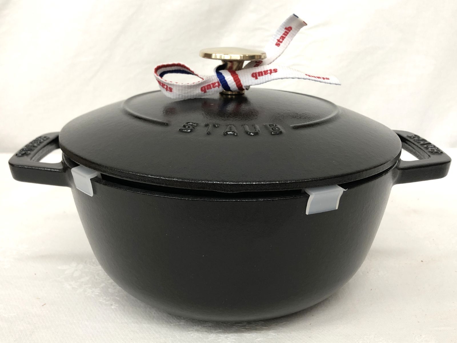 未使用品】staub ストウブ Wa-NABE ワナベ ブラック M 18cm - メルカリ