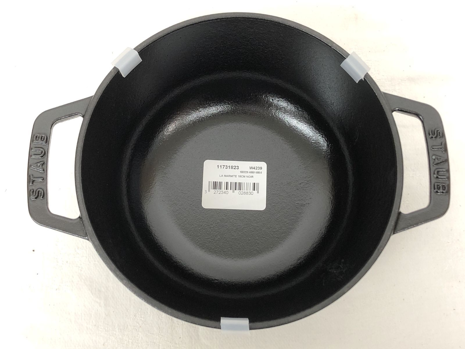 未使用品】staub ストウブ Wa-NABE ワナベ ブラック M 18cm - メルカリ