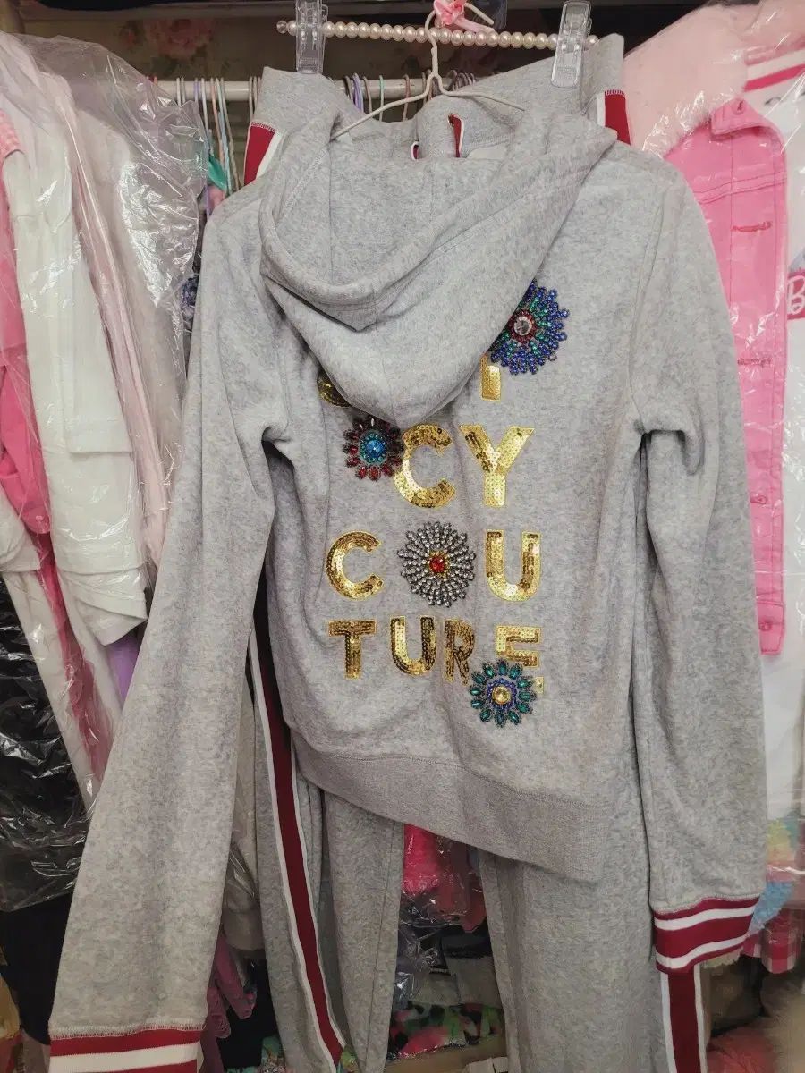 JUICY COUTURE ジューシークチュール トレーニングウェア セット グレー