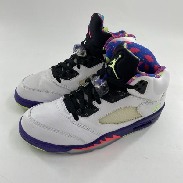 【中古】NIKE AIR JORDAN 5 Alternate Bel-Air スニーカー 28cm DB3335-100 ホワイト ナイキ[10]