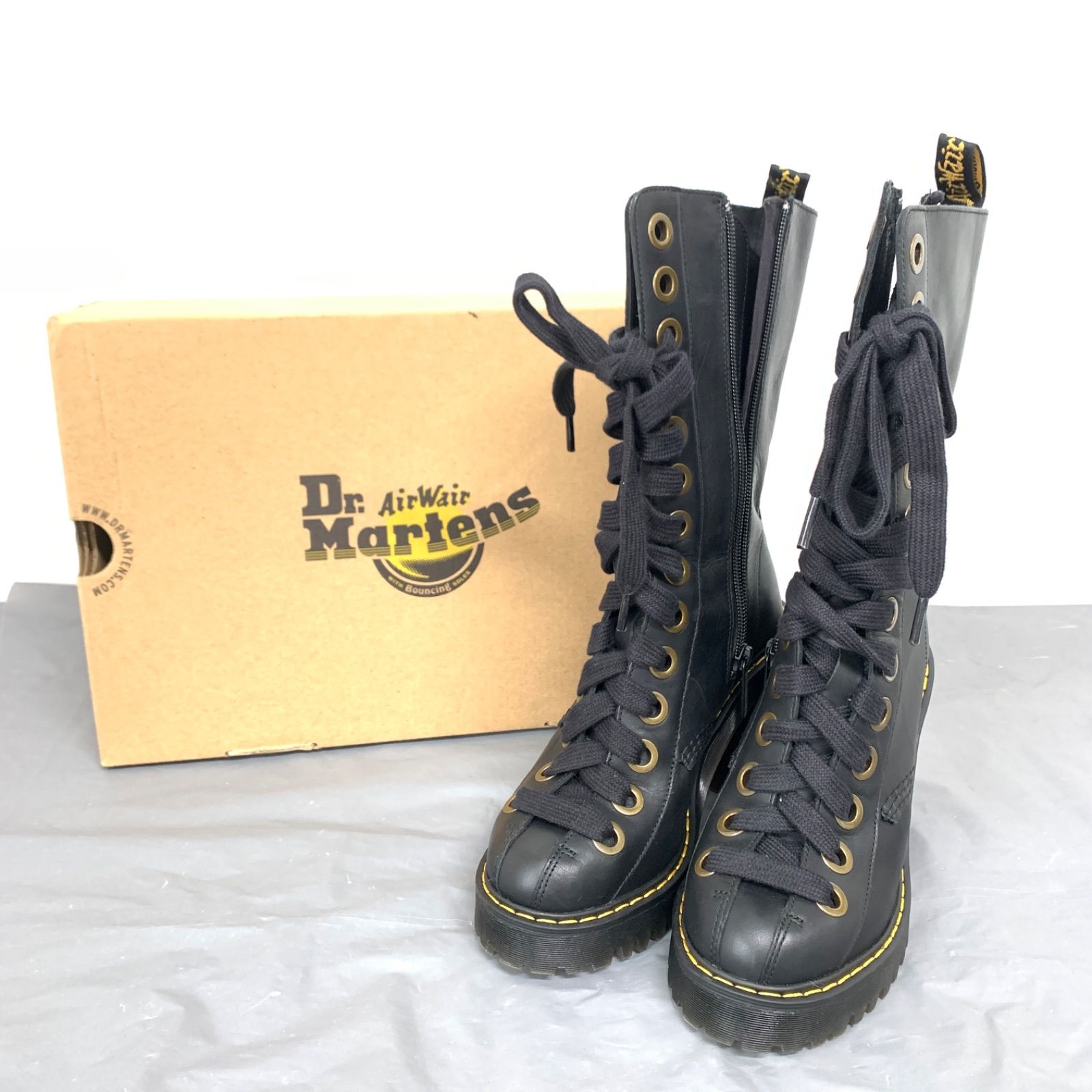 【USED/中古美品】ドクターマーチン　Dr.Martens レースアップブーツ　ケアリー　UK3/USL5　　 M80528-2