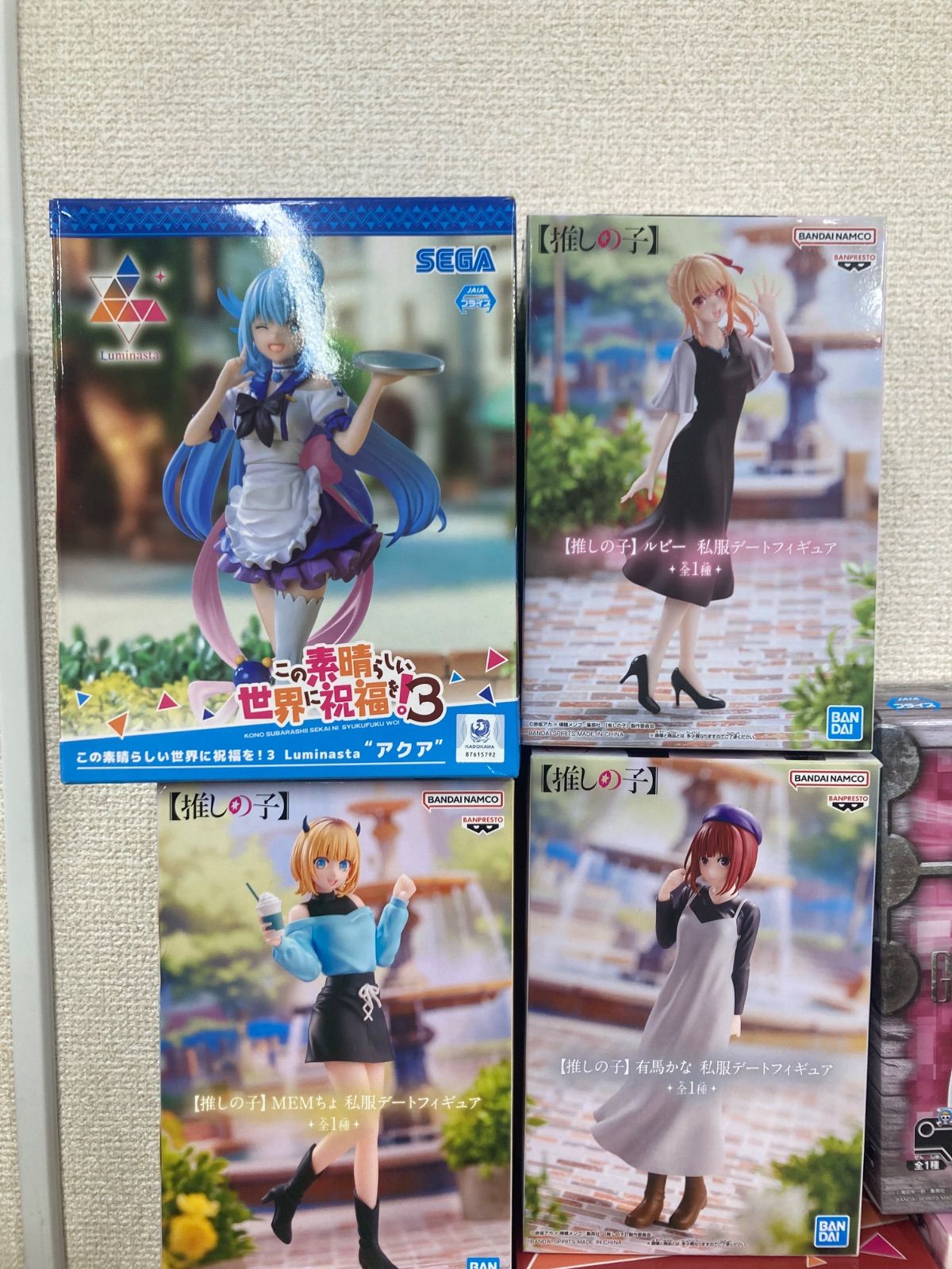 まとめ売り】【フィギュア】推しの子 ワンピース この素晴らしい世界に