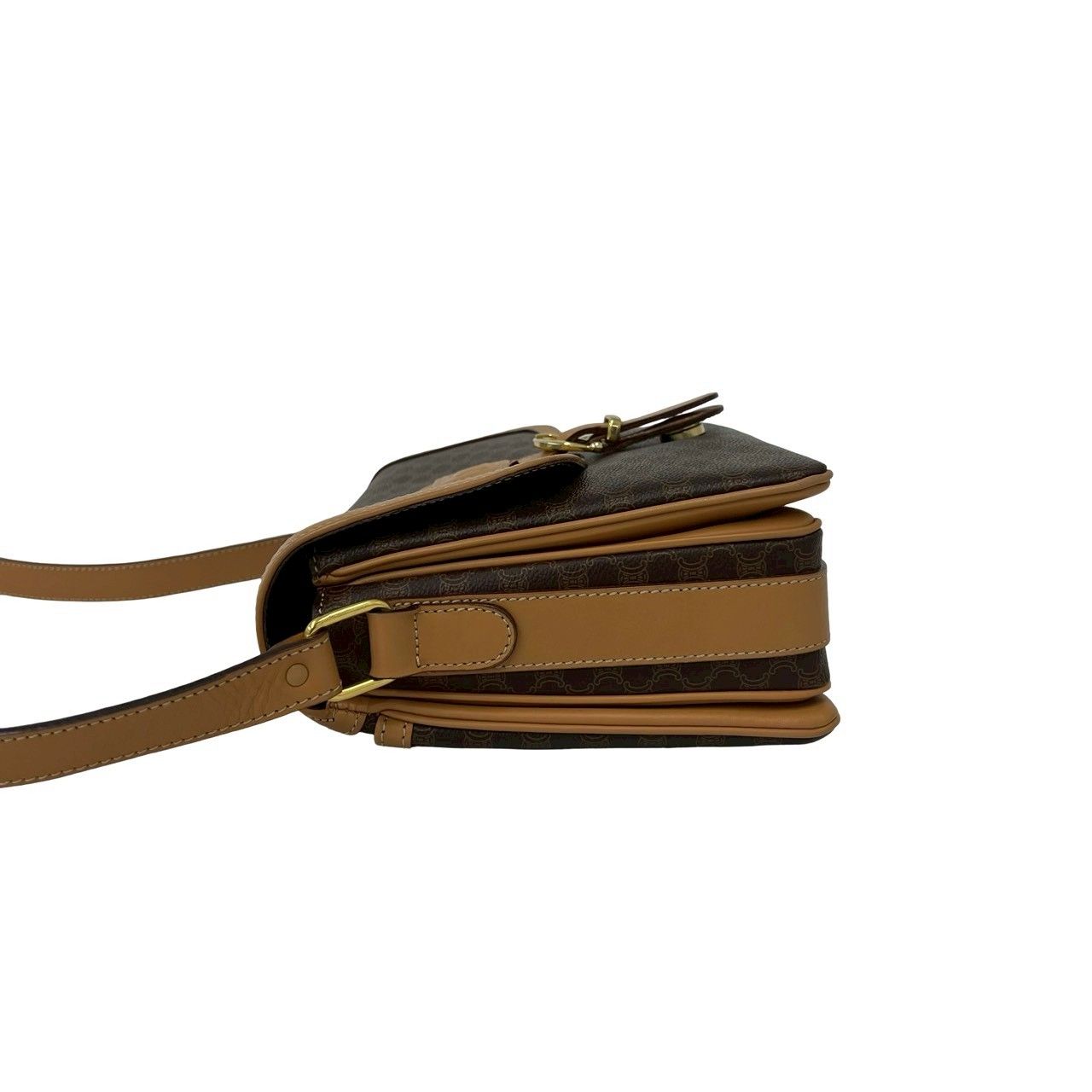 極 美品 CELINE セリーヌ ヴィンテージ マカダム ブラゾン トリオンフ 