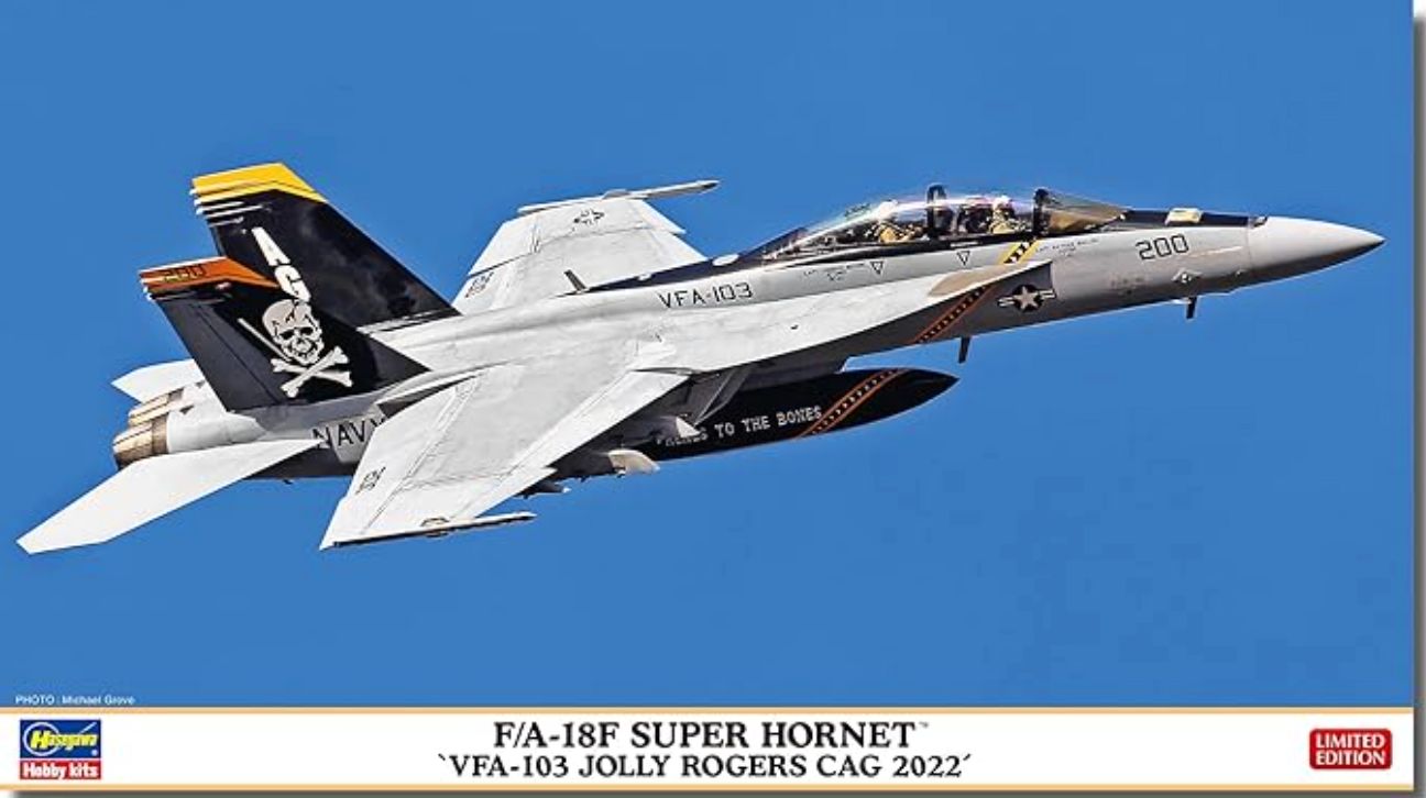 ハセガワ 1/72 F/A-18F SUPER HORNET VFA-103 JOLLY ROGERS CAG 2022
