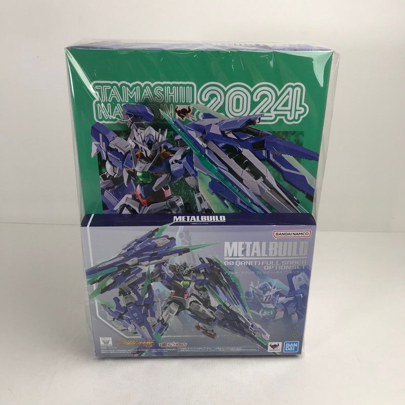 中古美品】 未開封 METAL BUILD ダブルオークアンタ フルセイバー+フル