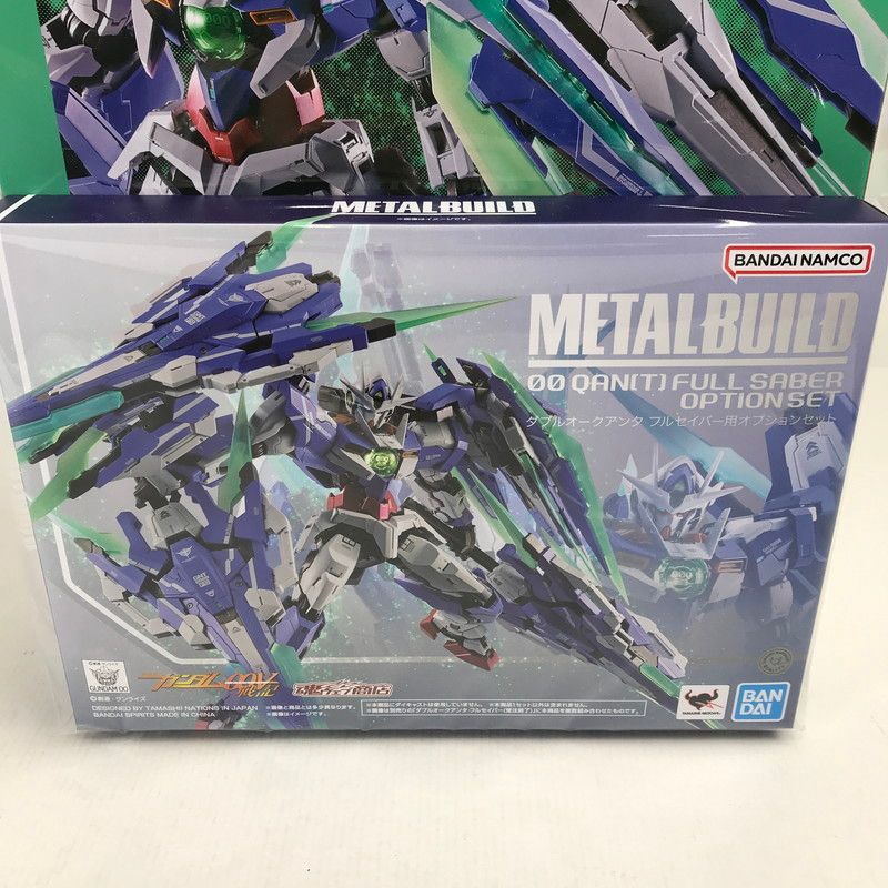 中古美品】 未開封 METAL BUILD ダブルオークアンタ フルセイバー+フル