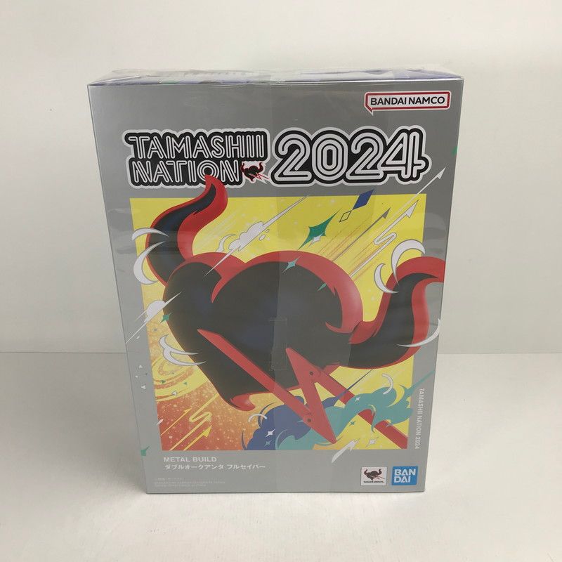 中古美品】 未開封 METAL BUILD ダブルオークアンタ フルセイバー+フル