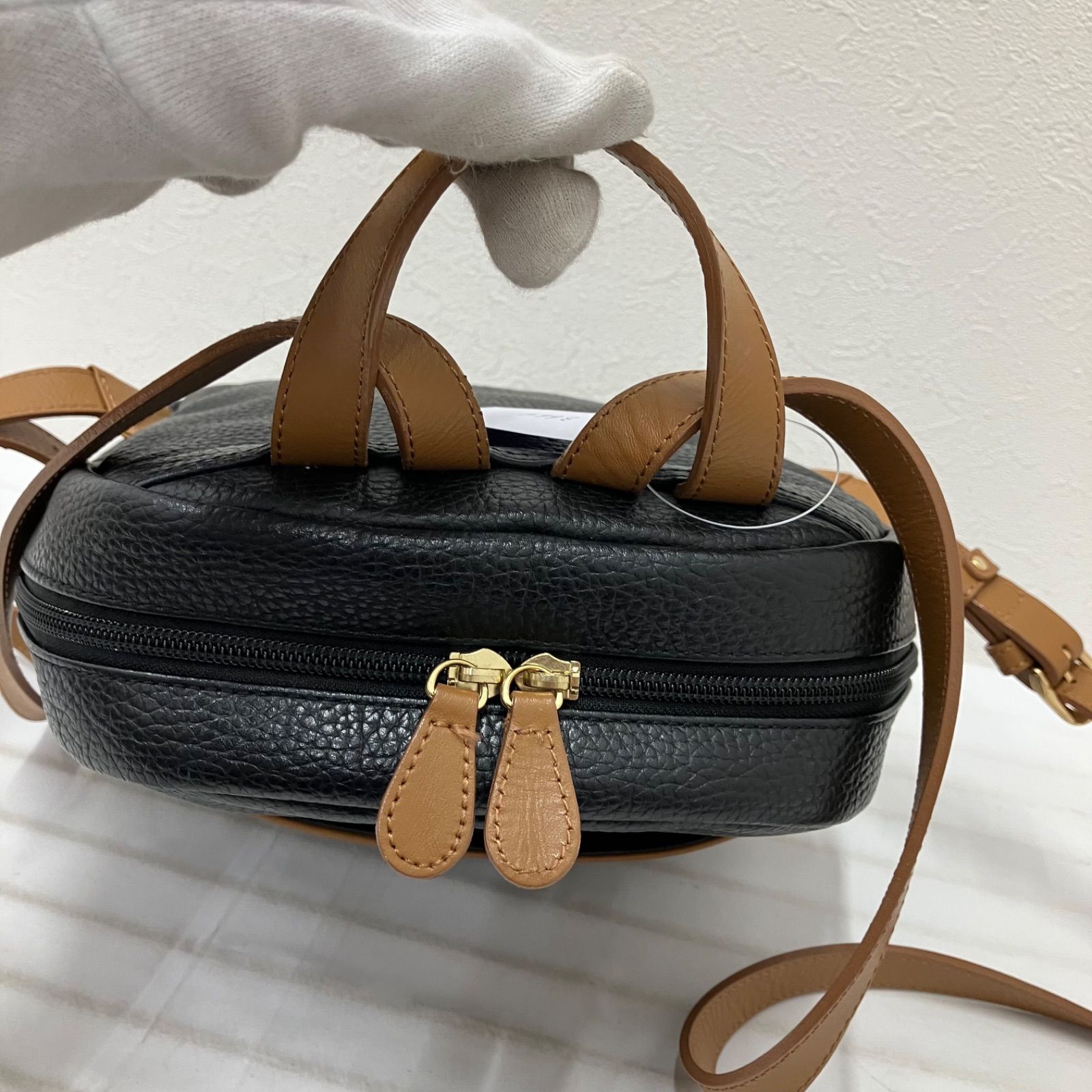 3664 良品 kitamura キタムラ 革 レザー リュックサック バックパック
