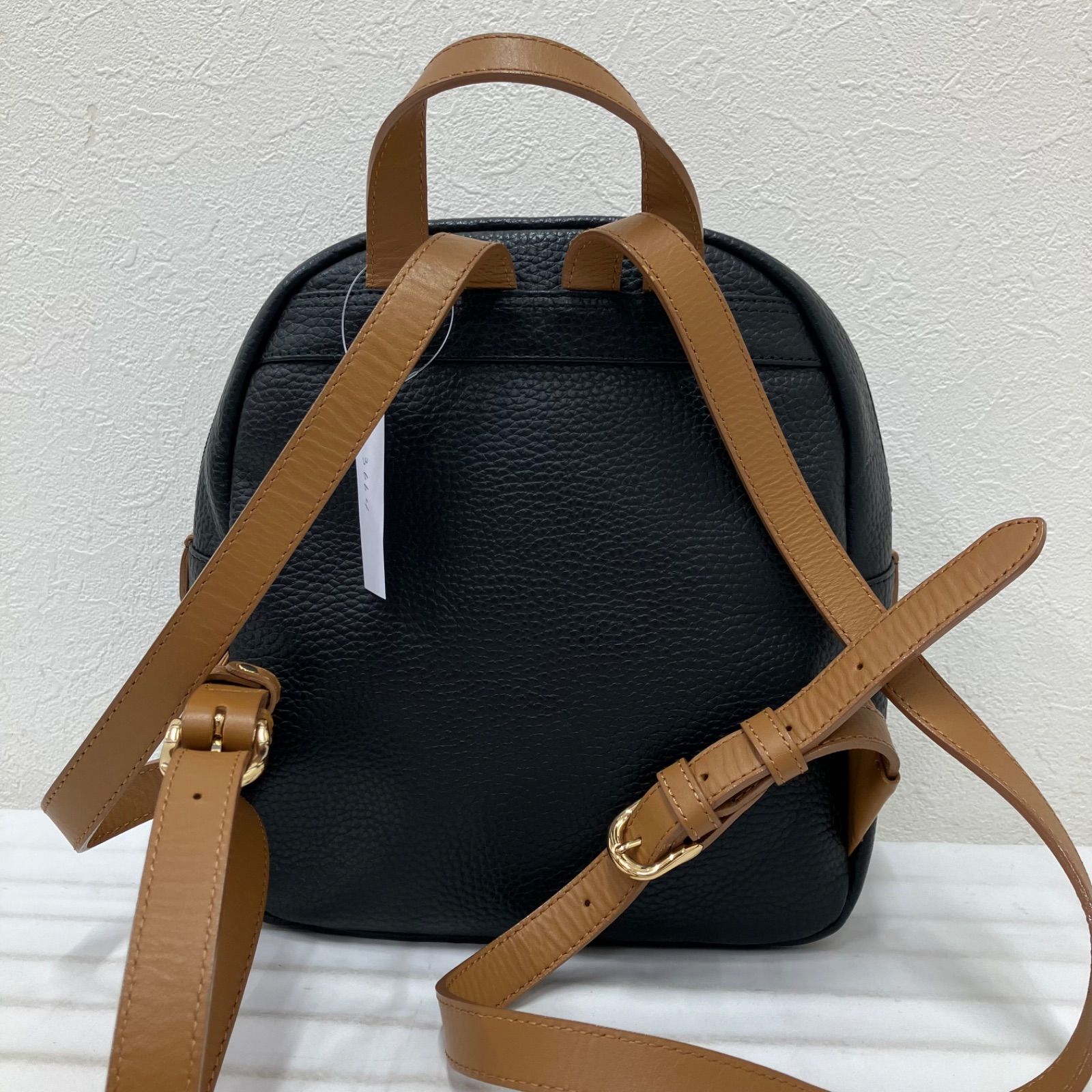 3664 良品 kitamura キタムラ 革 レザー リュックサック バックパック 