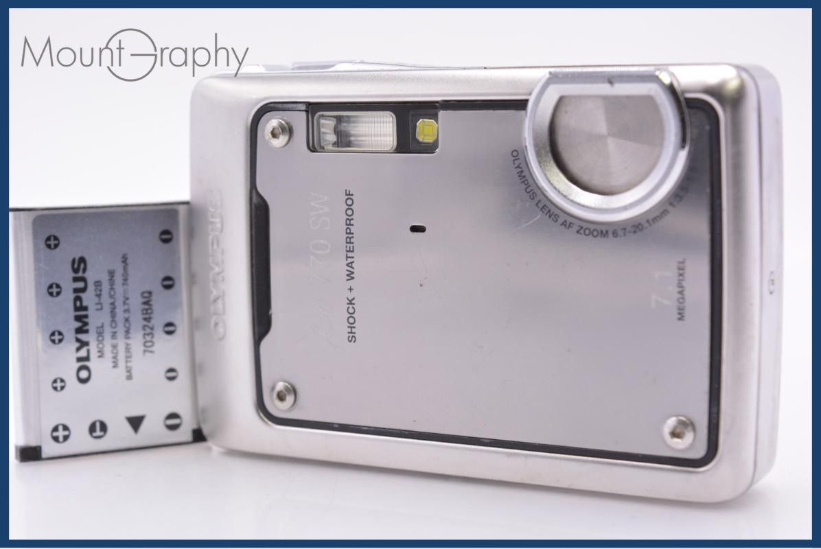 難あり オリンパス Olympus μ 770 SW 3X バッテリー付属 同梱無料 #ks246