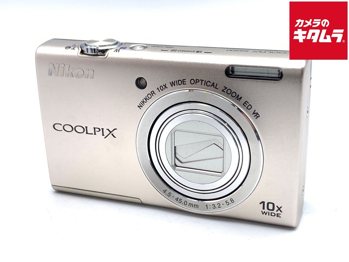 【中古】 【難あり品】 ニコン COOLPIX S6200 プラチナシルバー
