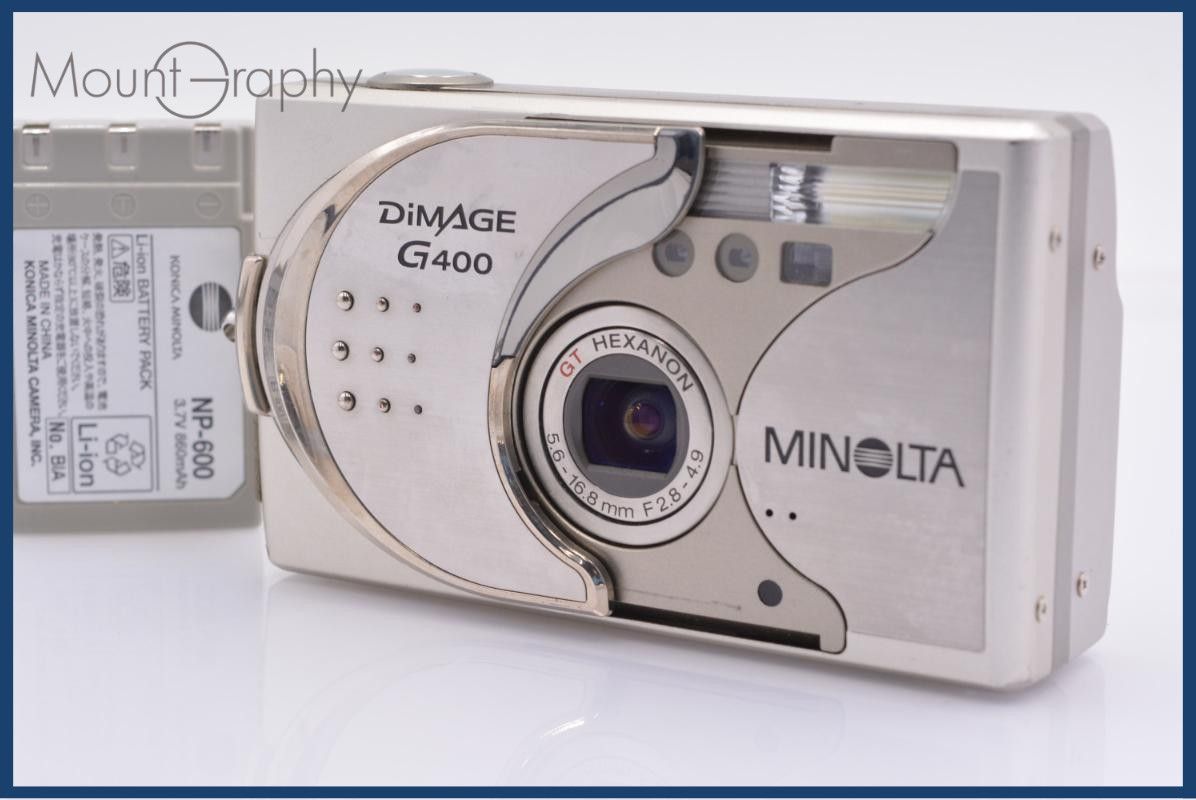 【動作保証】 ミノルタ MINOLTA DiMAGE G400 3x バッテリー付属 同梱無料 #yk8333