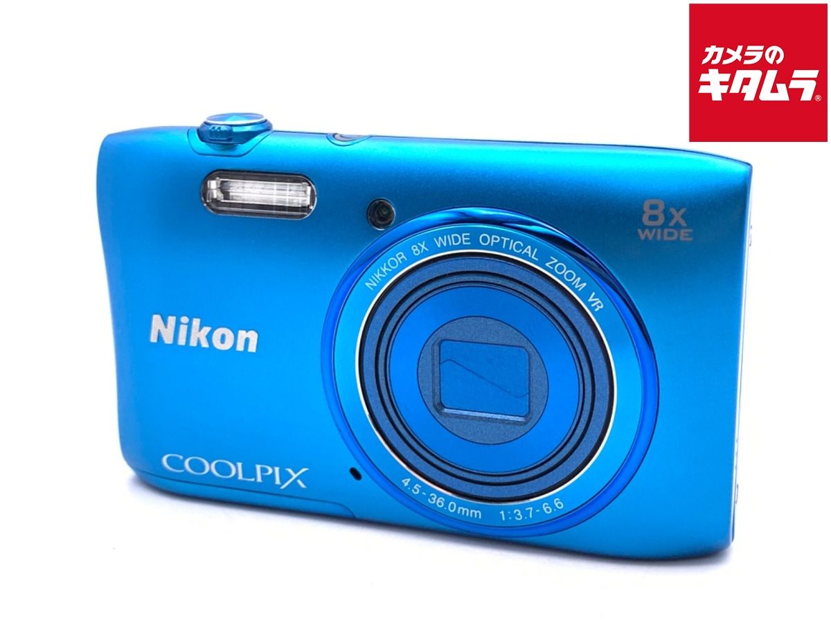 【中古】 【難あり品】 ニコン COOLPIX S3600 BL コバルトブルー