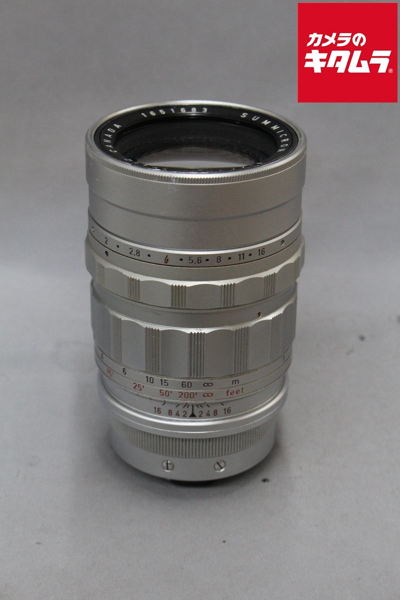 【中古】 【難あり品】 ライカ ズミクロン L 90/2 クローム Ver.1 Midland Canada