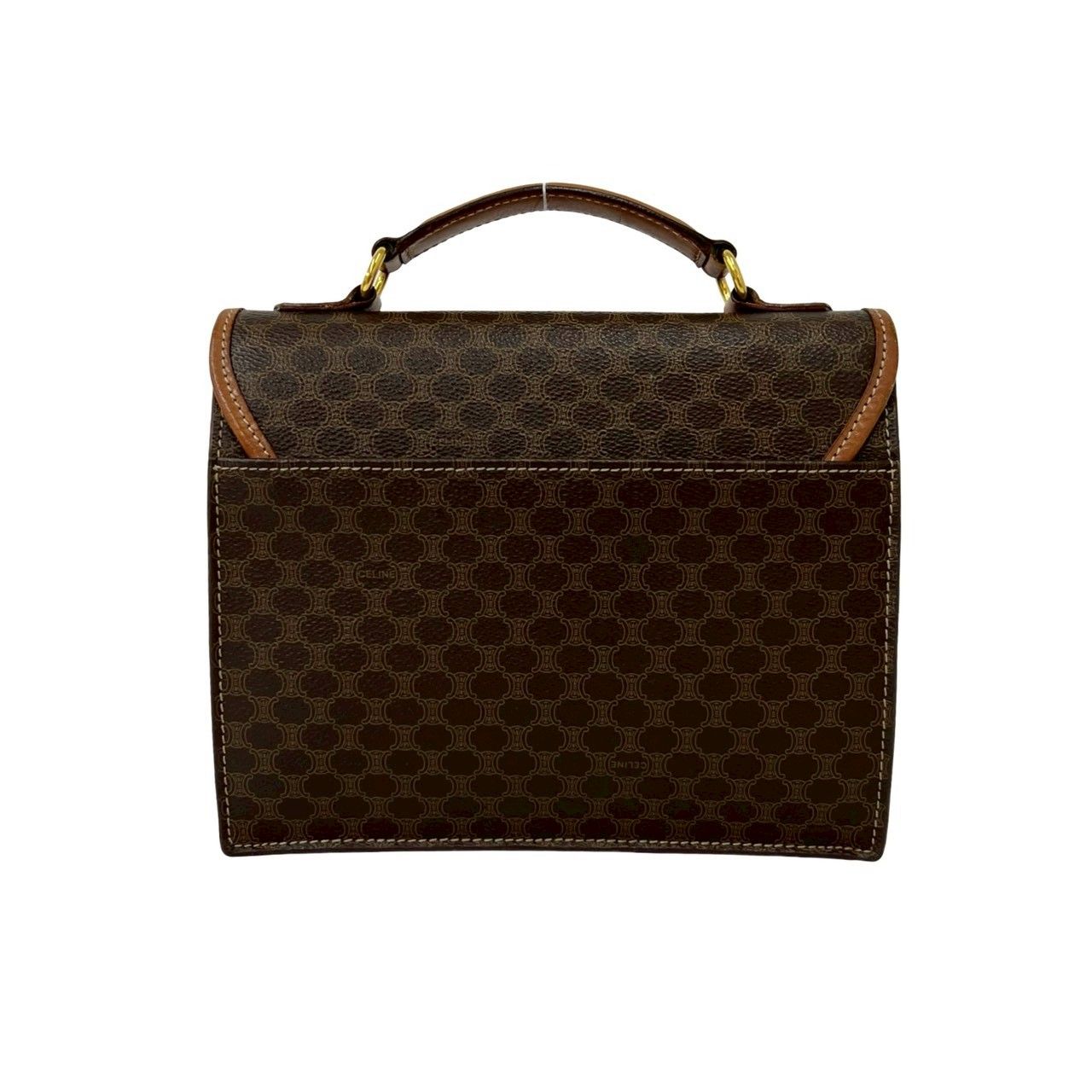 極 美品 CELINE セリーヌ マカダム ブラゾン トリオンフ 柄 レザー 本