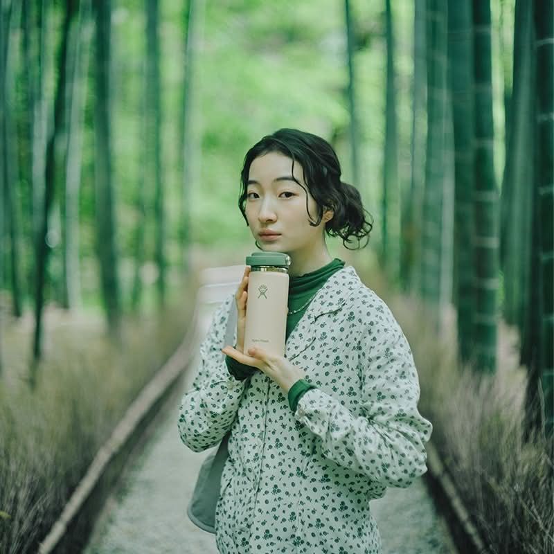 日本限定 HydroFlask 16 oz Wide Mouth Akane ハイドロフラスク ボトル