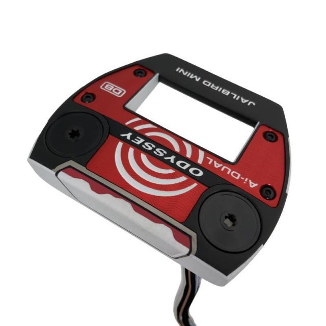【中古】 オデッセイ Ai-DUAL JAILBIRD MINI DB 34インチ レフティ パター PT STROKE LAB 90 スチール (フレックスその他) メンズ 男性用 左利き レフティ 左用 Bランク ゴルフクラブ