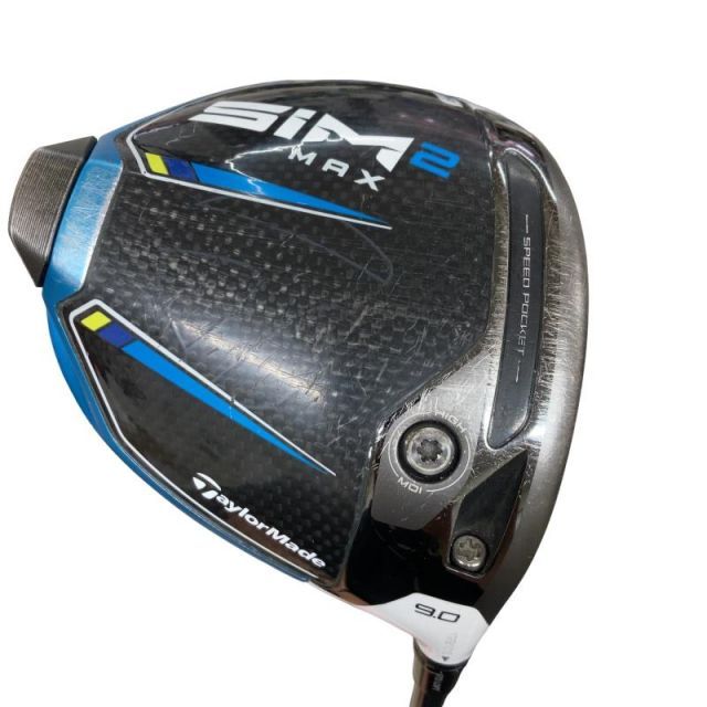 【中古】 テーラーメイド SIM2 MAX 9° ドライバー DR TENSEI BLUE TM50(SIM2 DR) (フレックスS) メンズ 男性用 右利き 右用 Dランク ゴルフクラブ
