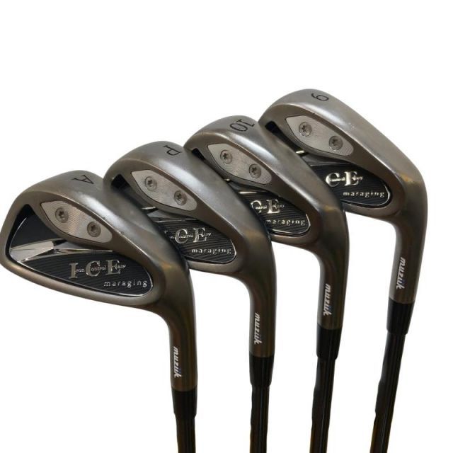 【中古】 muziik muziik I.C.E MARAGING 4S アイアンセット IR 純正特注シャフト (フレックスS) メンズ 男性用 右利き 右用 Cランク ゴルフクラブ