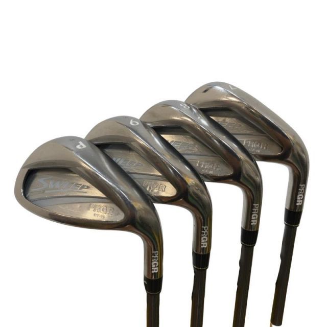【中古】 プロギア SWEEP CT-16 4S レディース アイアンセット IR sweep (フレックスL) レディース 女性用 右利き 右用 Dランク ゴルフクラブ