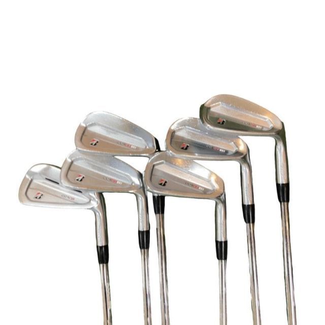 【中古】 ブリヂストン BRIDGESTONE 221CB 6S アイアンセット IR 純正特注シャフト (フレックスX) メンズ 男性用 右利き 右用 Cランク ゴルフクラブ