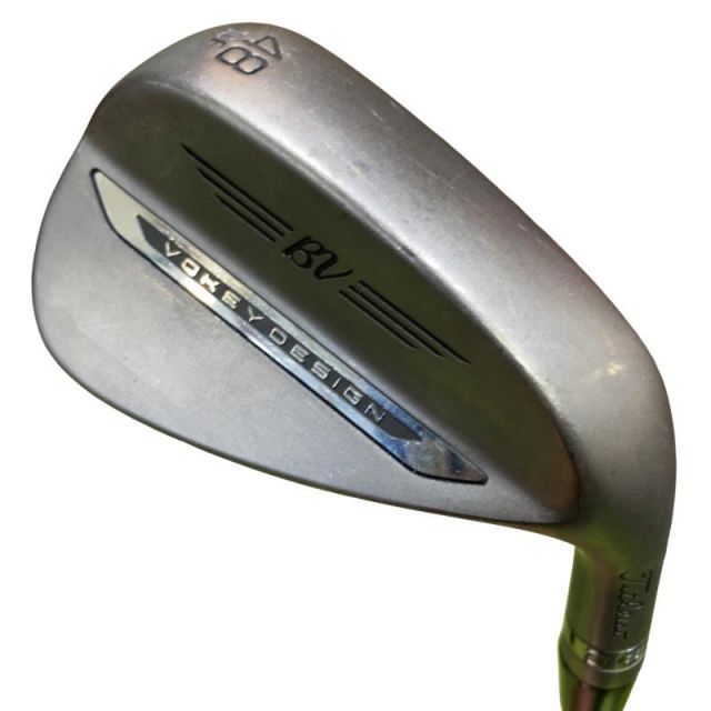 【中古】 タイトリスト VOKEY SPIN MILLED SM11 ツアークロム 48°/10°F ウェッジ WG 純正特注シャフト (フレックスS) メンズ 男性用 右利き 右用 Cランク ゴルフクラブ