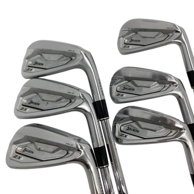 【中古】 ダンロップ SRIXON ZX5 Mk II 6S アイアンセット IR NS PRO MODUS3 TOUR105 D.S.T (フレックスS) メンズ 男性用 右利き 右用 Cランク ゴルフクラブ