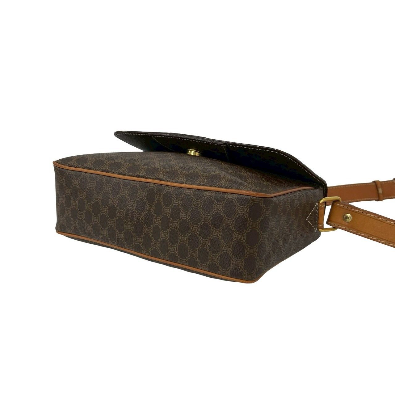 極 美品 CELINE セリーヌ マカダム ブラゾン トリオンフ 柄 サークル