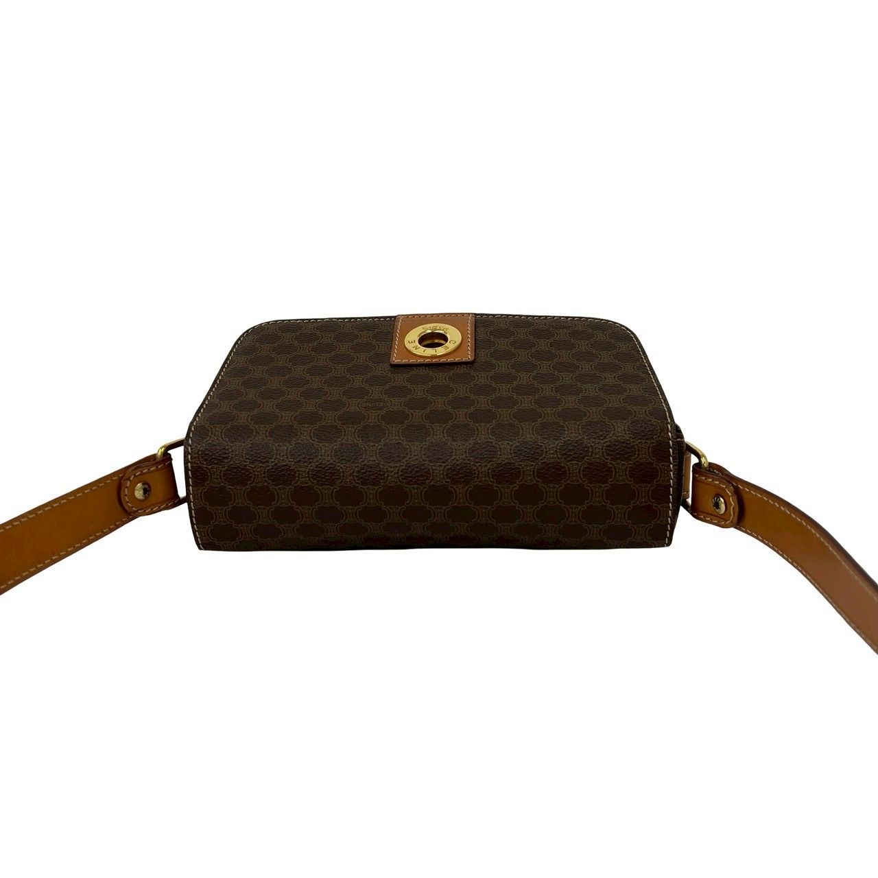 極 美品 CELINE セリーヌ マカダム ブラゾン トリオンフ 柄 サークル