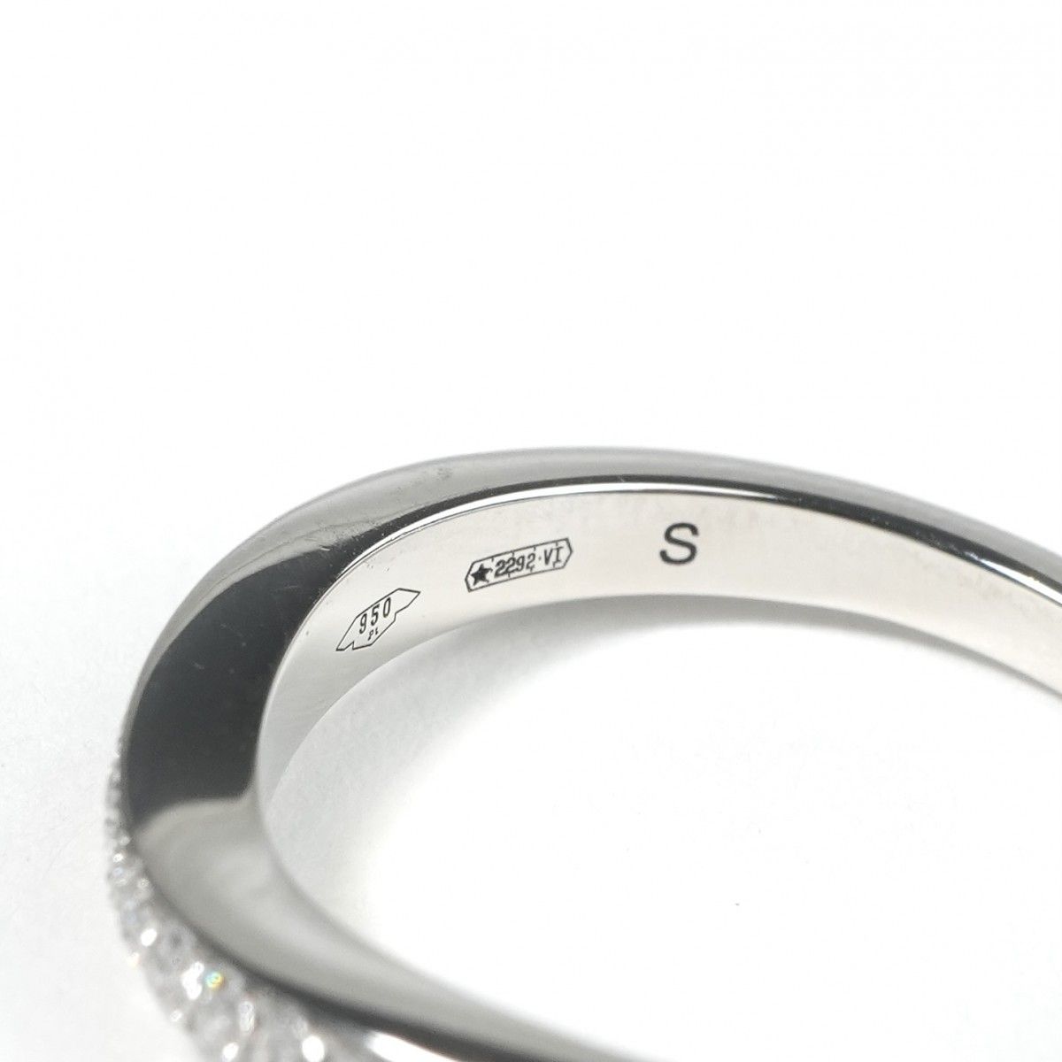 ブルガリ BVLGARI ウェディング リング フェディ リング 指輪 Pt950 