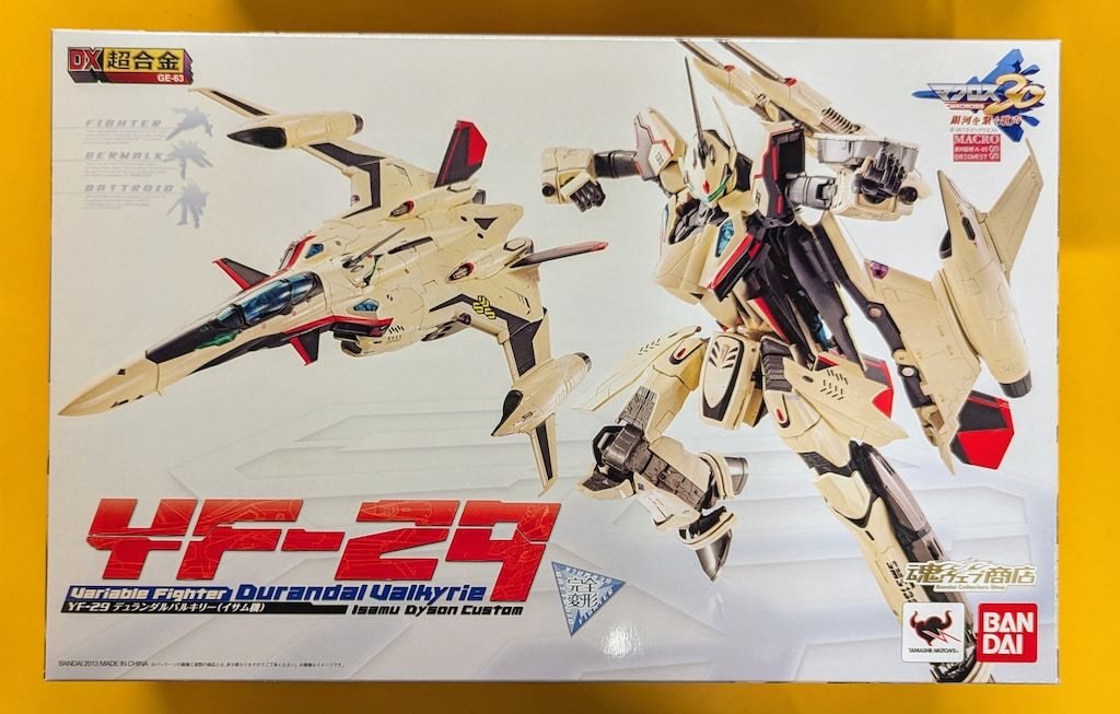 バンダイ DX超合金 YF-29デュランダルバルキリー イサム機
