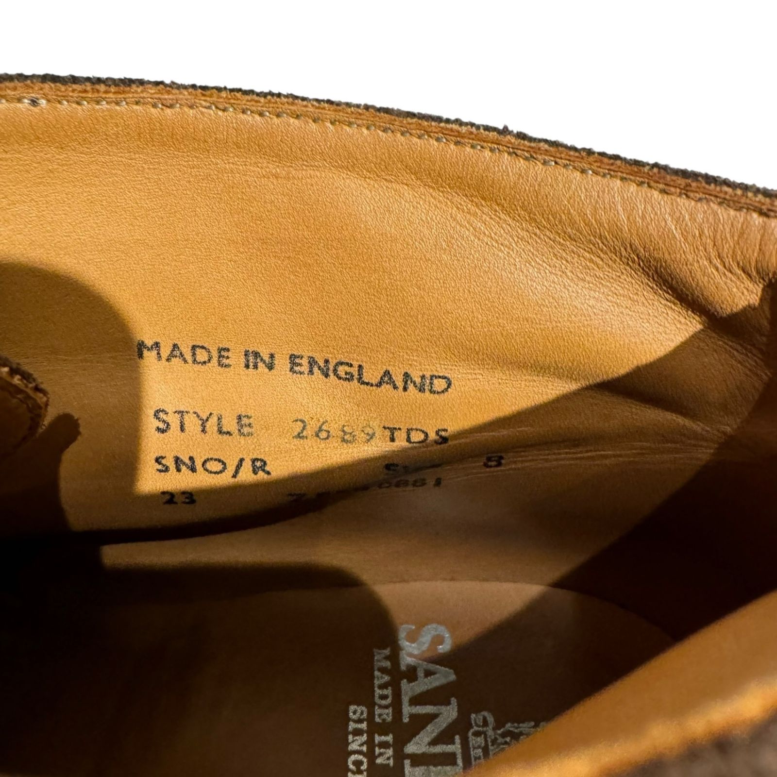 SANDERS (サンダース) BRIT CHUKKA ポロスナッフ MUDGUARD 2689TDS