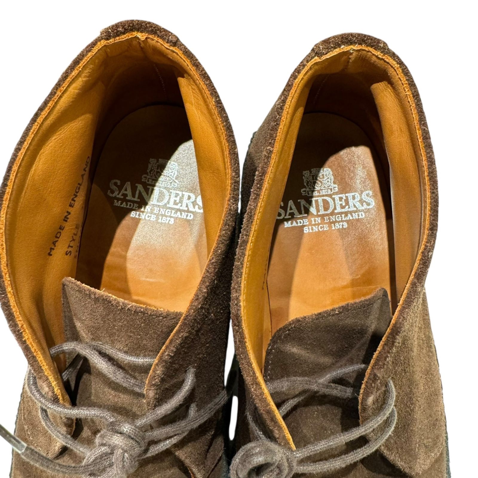 SANDERS (サンダース) BRIT CHUKKA ポロスナッフ MUDGUARD 2689TDS