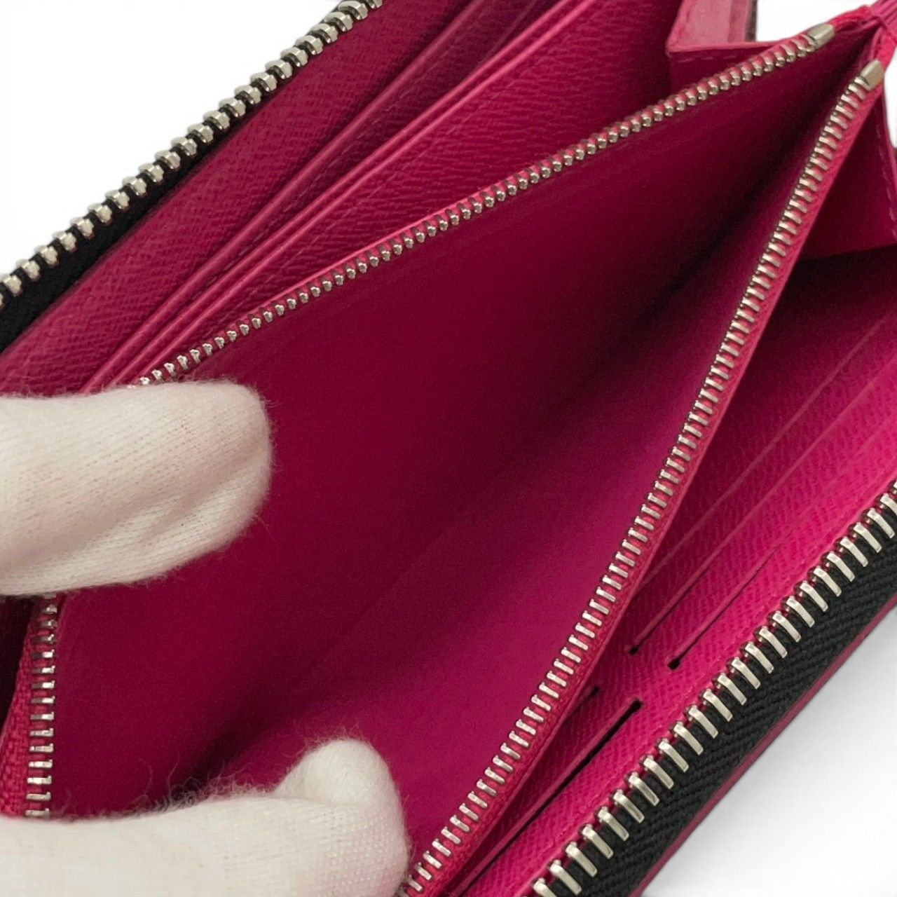美品】Louis Vuitton エピレザー長財布 ホットピンク M41958-LVC