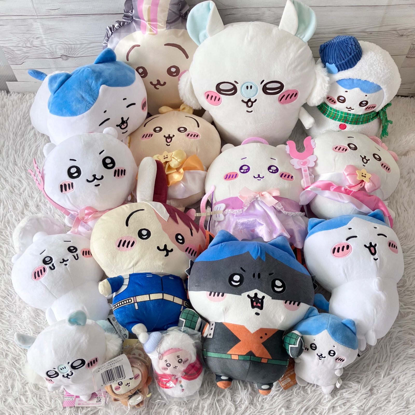 ちいかわ ぬいぐるみ 大量まとめ売り たぬきだもんくじ Ｃ賞 エニマイくじ 16点セット グッズ 未開封あり 0160