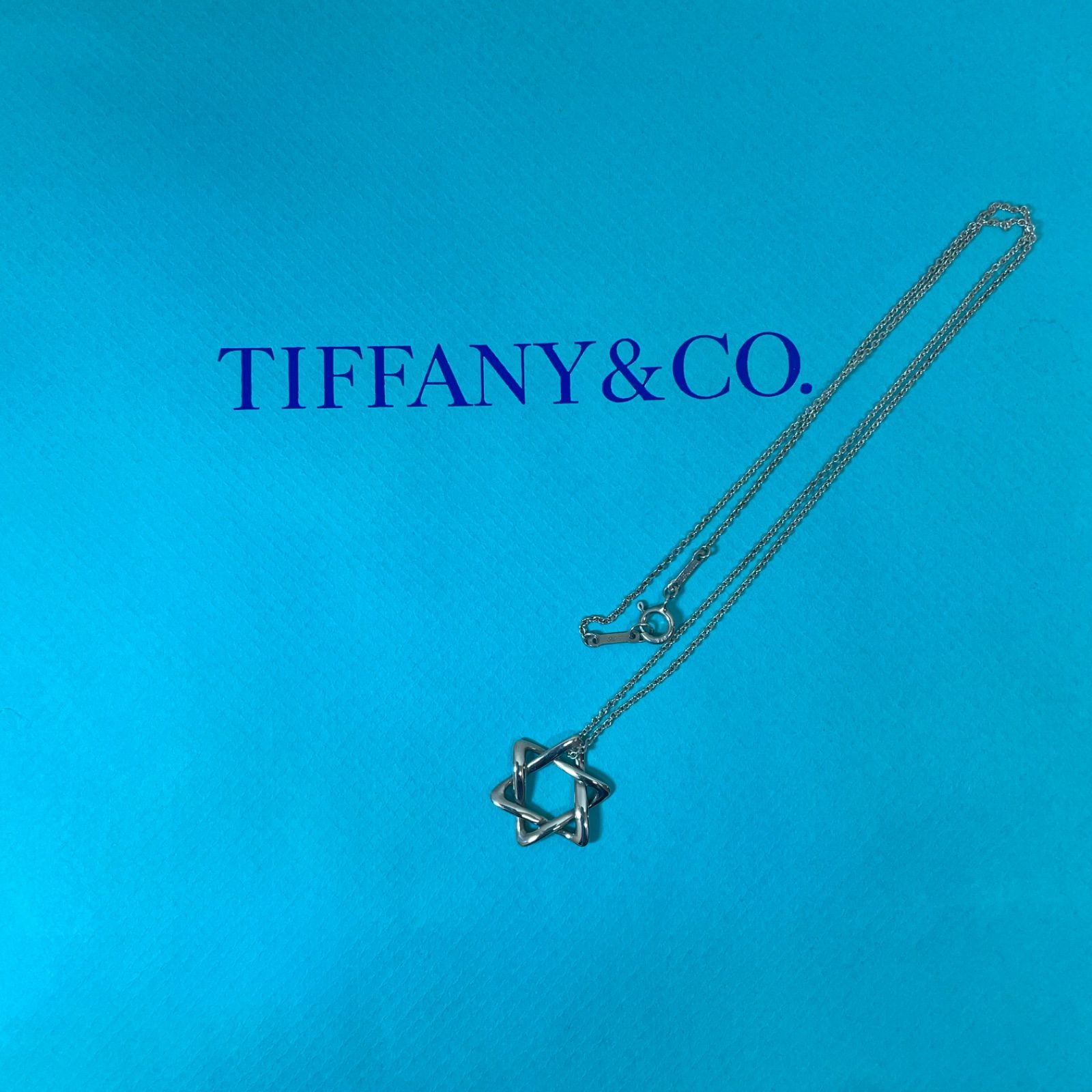 b) 【美品】Tiffany & Co. ティファニー エルサ ペレッティ スター