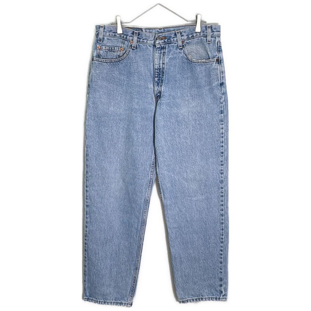 00年代 USA製 Levi's リーバイス 550 デニムパンツ ブルー(メンズ W36 L30)中古 古着 Y2051