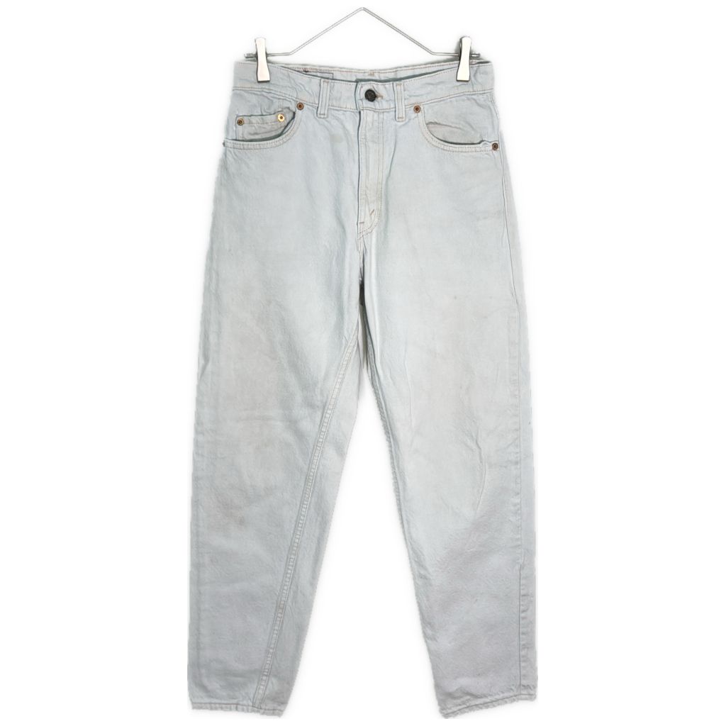 90年代 USA製 Levi's リーバイス 550 デニムパンツ ブルー(メンズ W30 L30)中古 古着 Y2066