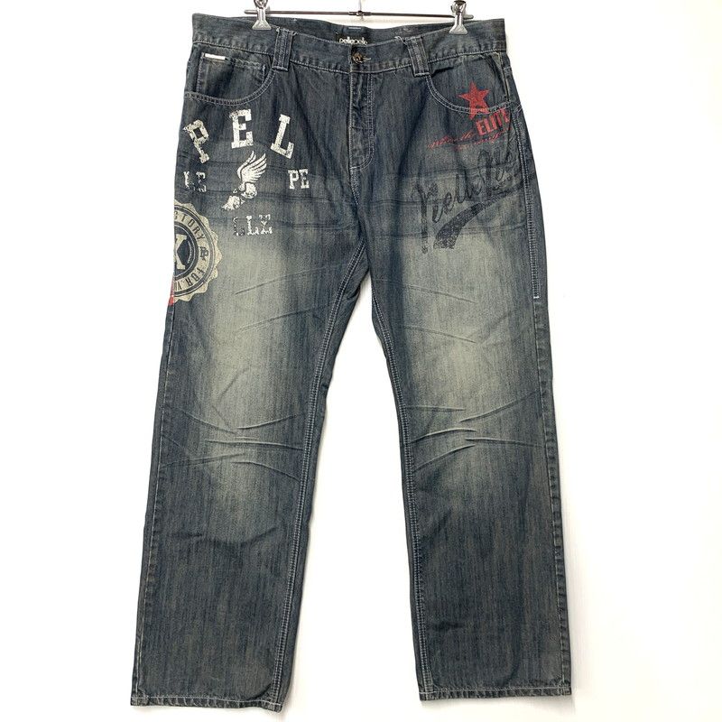 【中古品】 PELLE PELLE ペレペレ PAINT TAPERED DENIM PANTS ペイント テイパード デニム パンツ ズボン ボトムス 【157-260528-ya-04-izu】